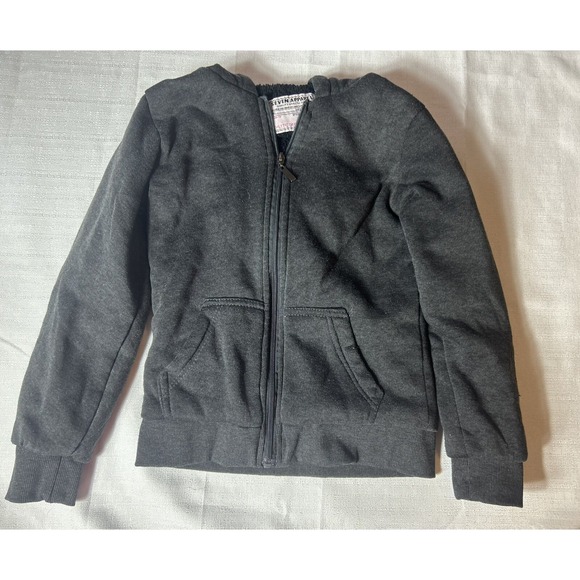 Seven Apparel Other - Seven Apparel Winter Zip Jacket Gray Sz‎ 7/8 Sherpa Lined